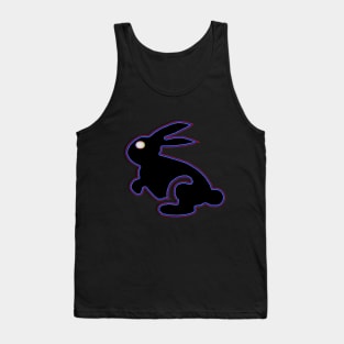 Neon Black Rabbit of the Future With the shows name title Tank Top